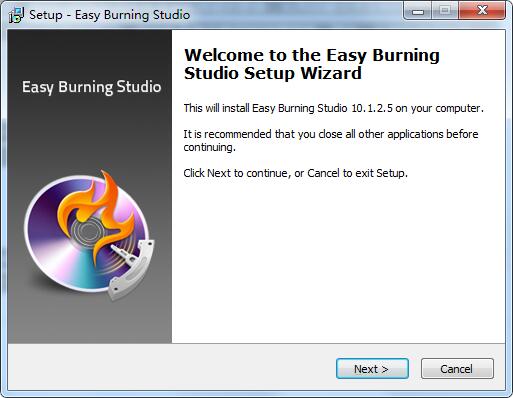 Screenshot of Easy Burning Studio