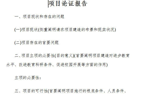 Project demonstration report screenshot