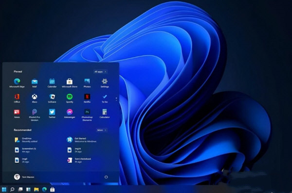 Windows 11 concept version screenshots