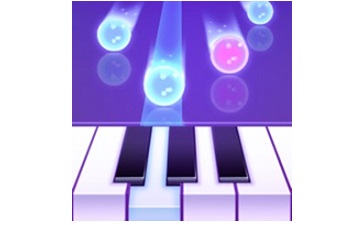 Piano keyboard practice section first LOGO