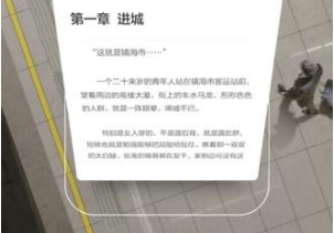 Screenshots of reading computer version