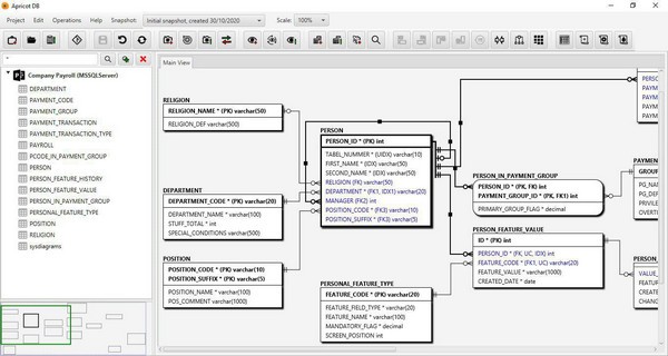 Apricot DB screenshot