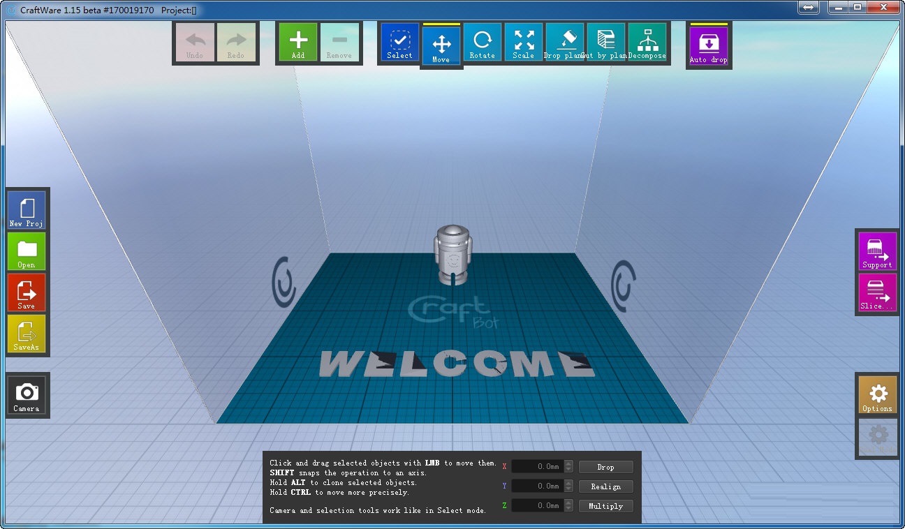 3D printing slice screenshot