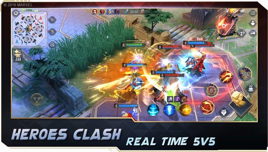 Screenshot of Marvel Super War