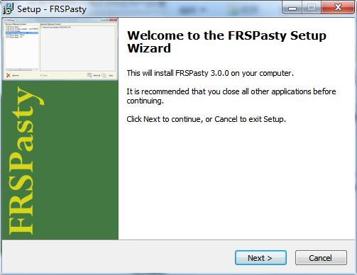 FRSPasty screenshot