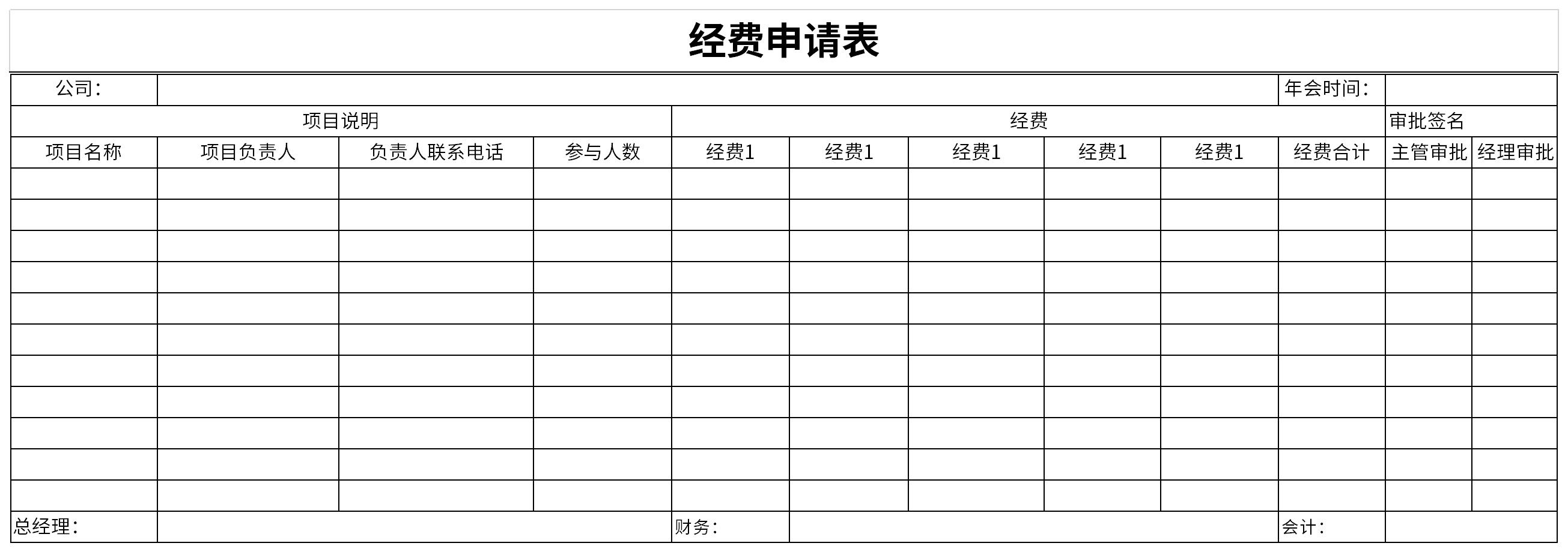 Screenshot of funding application form