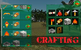 Desert island survival screenshots