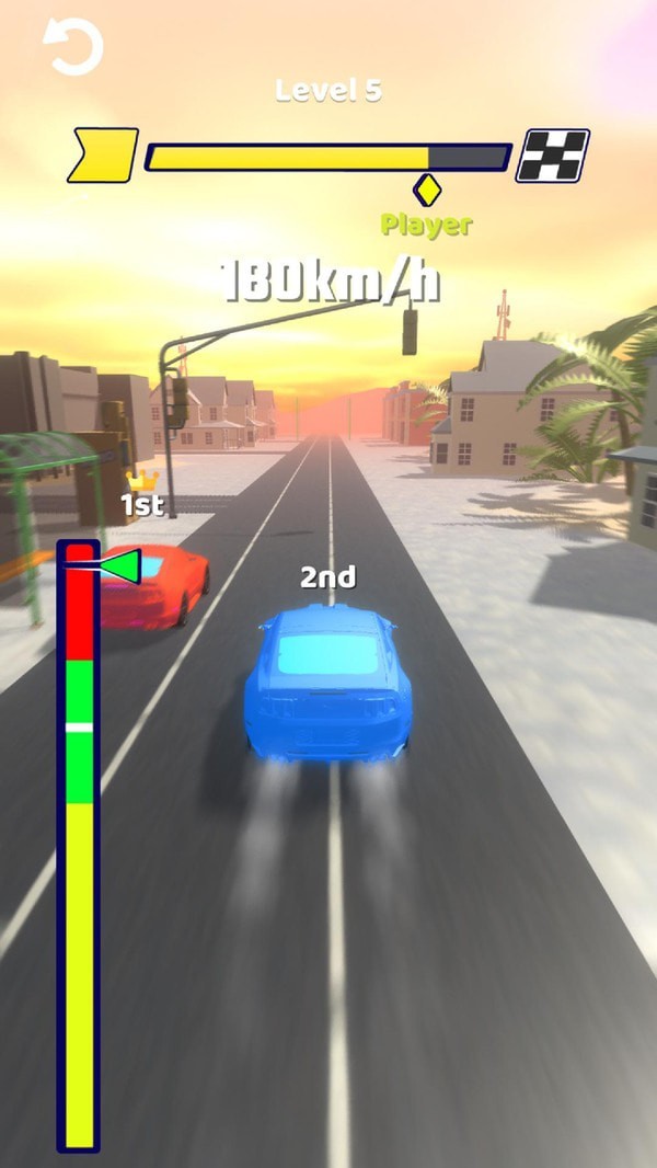 Screenshot of racing racing racing