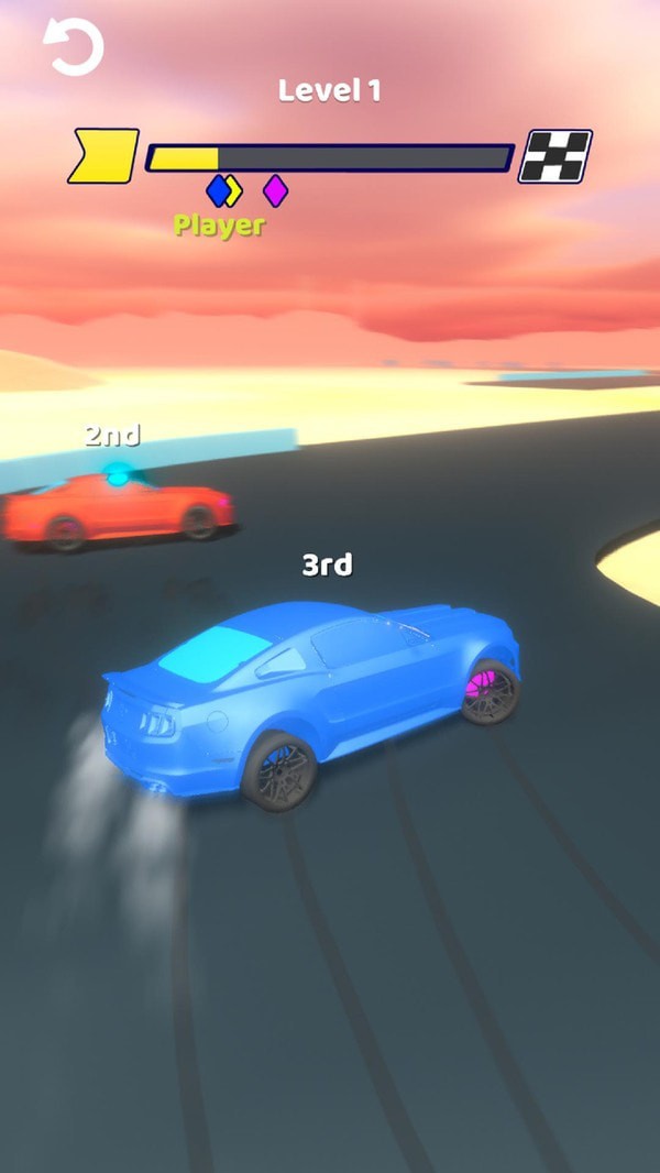 Screenshot of racing racing racing