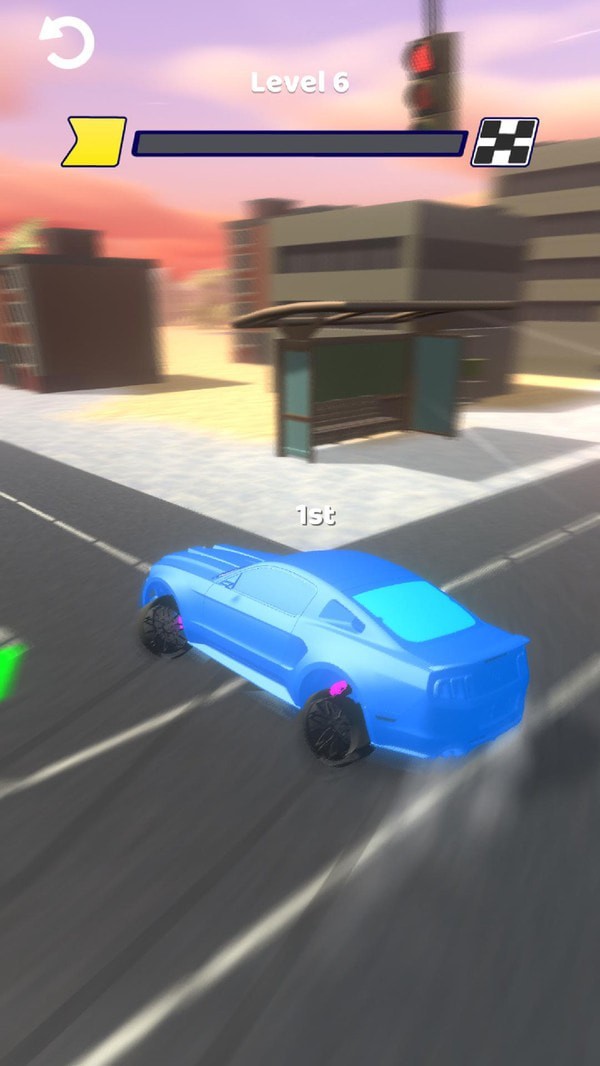 Screenshot of racing racing racing