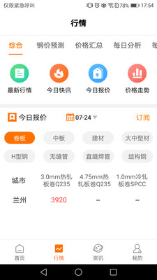 Screenshot of China Steel Network