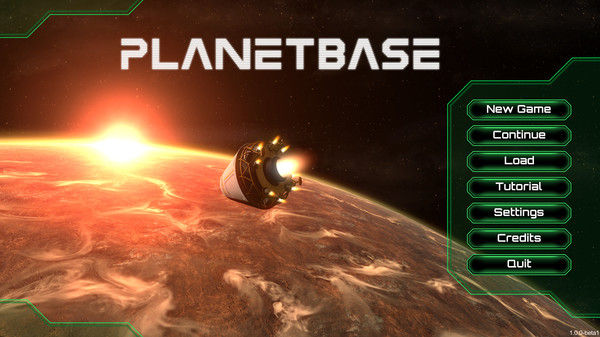 Screenshot of planet base