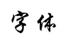 Personalized font software segment first LOGO