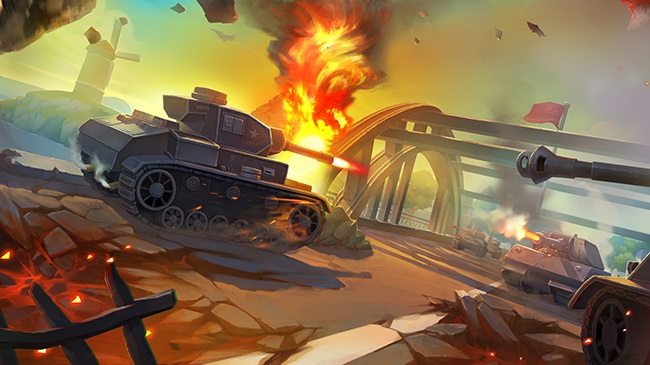 Tank battle screenshot