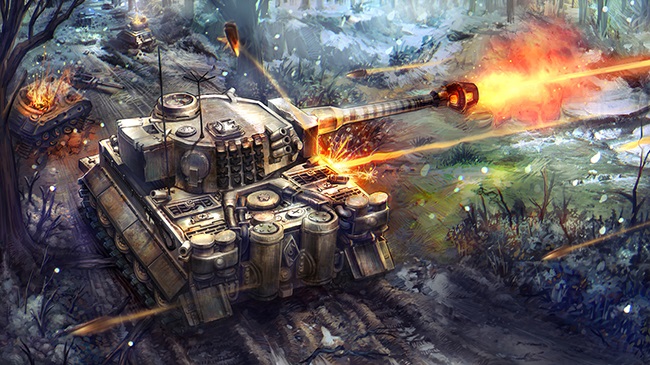 Tank battle screenshot