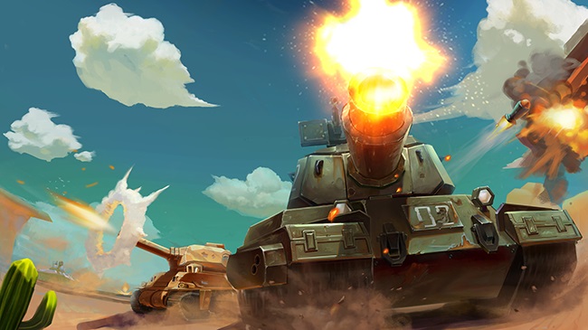 Tank battle screenshot