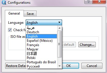 WinISO online use web version