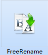 Screenshot of FreeRename (batch rename tool)