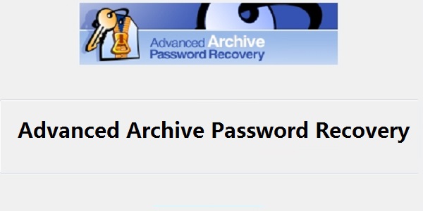 Advanced Archive Password Recovery screenshot