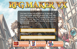 RPG Maker VX segment first LOGO