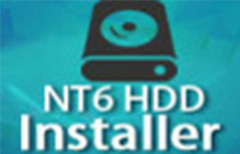 NT6 HDD Installer (hard disk installation system tool) section first LOGO