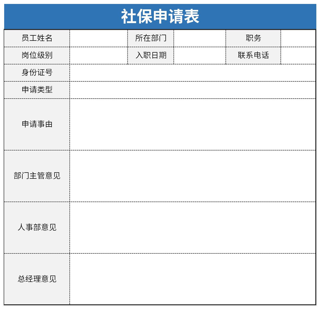 Screenshot of social security application form