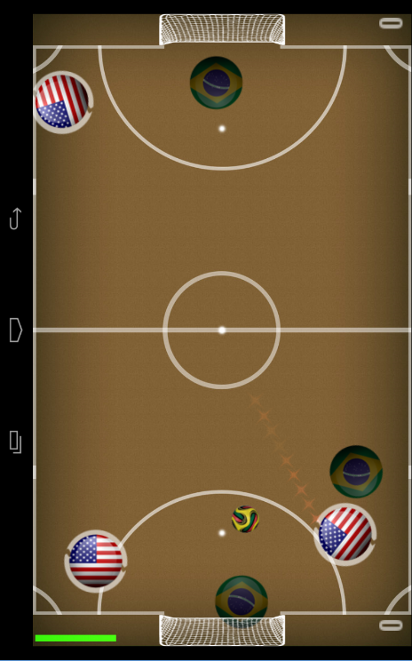 Heat football game screenshots