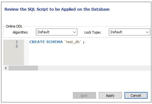 MySQL Workbench screenshot