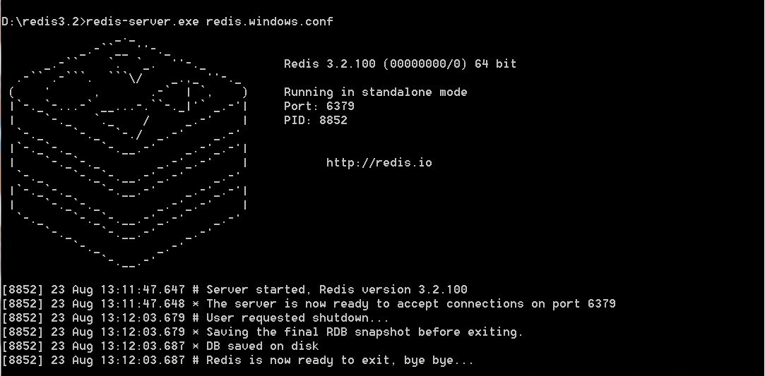 Redis screenshot