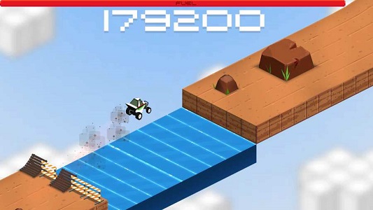 Screenshot of Block Racing World