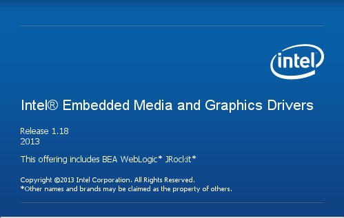 Intel Intel Atom E6XX/US15 graphics driver screenshot