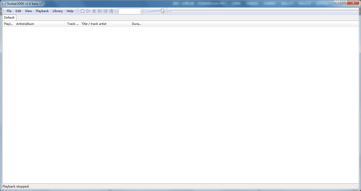 foobar2000 screenshot