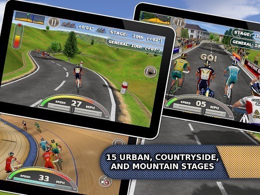 Screenshot of the 2013 French Bicycle Race