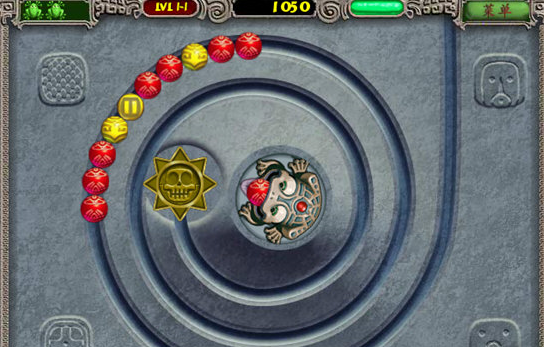 Screenshot of "Zuma Deluxe Edition"