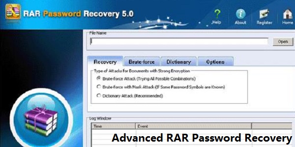 Advanced RAR Password Recovery screenshot
