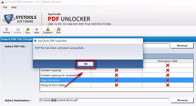 PDF Unlocker screenshot