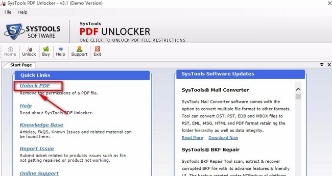 PDF Unlocker screenshot