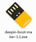 Screenshot of Deepin boot disk creation tool