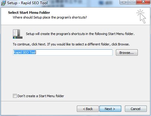 Search engine optimization tool screenshots