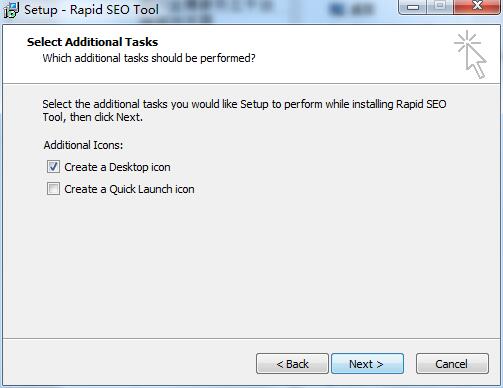 Search engine optimization tool screenshots