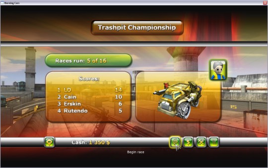 Screenshot of Burning Challenges