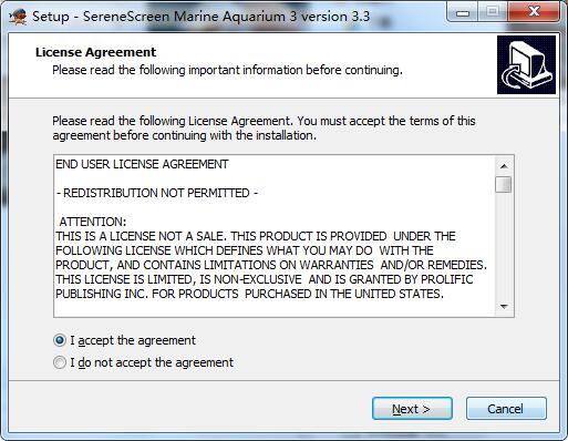 Tropical fish screensaver screenshot