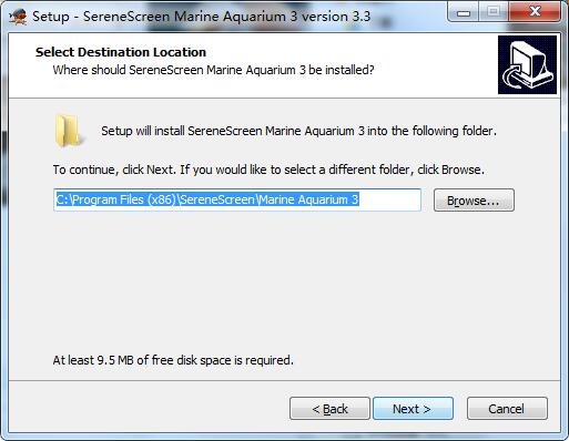 Tropical fish screensaver screenshot