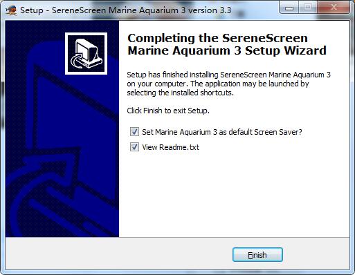Tropical fish screensaver screenshot