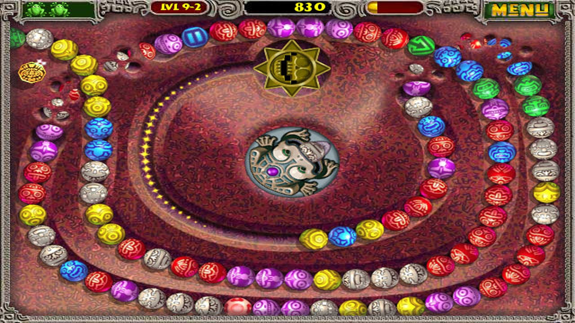 Zuma game online using web version