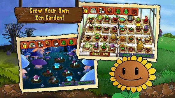 Plants vs. Zombies 1 beta version screenshots