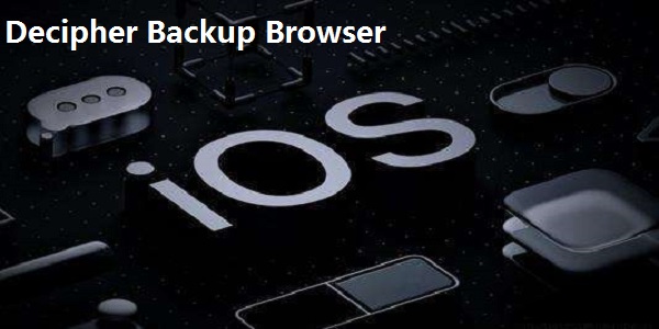 Decipher Backup Browser screenshot