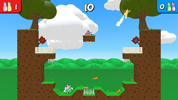 Screenshot of Crazy Rabbit Double Online Edition