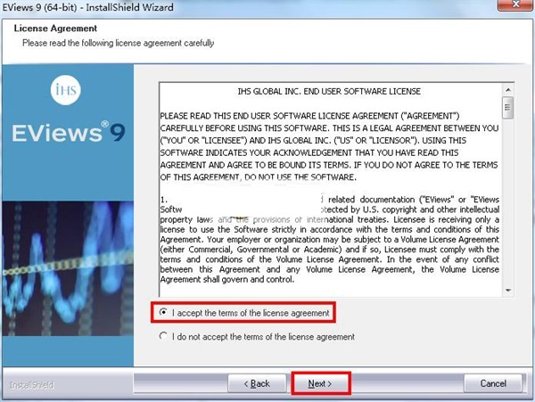 IHS EViews 9.0 screenshot