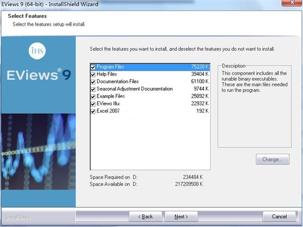 IHS EViews 9.0 screenshot